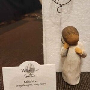 NEW in Box Willow Tree Miss You, Sculpted Hand-Painted Figure